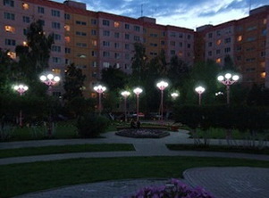 Уличные фонари и парковые светильники. Светильники на солнечных батареях